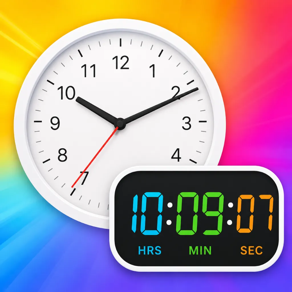 2 Clocks app icon
