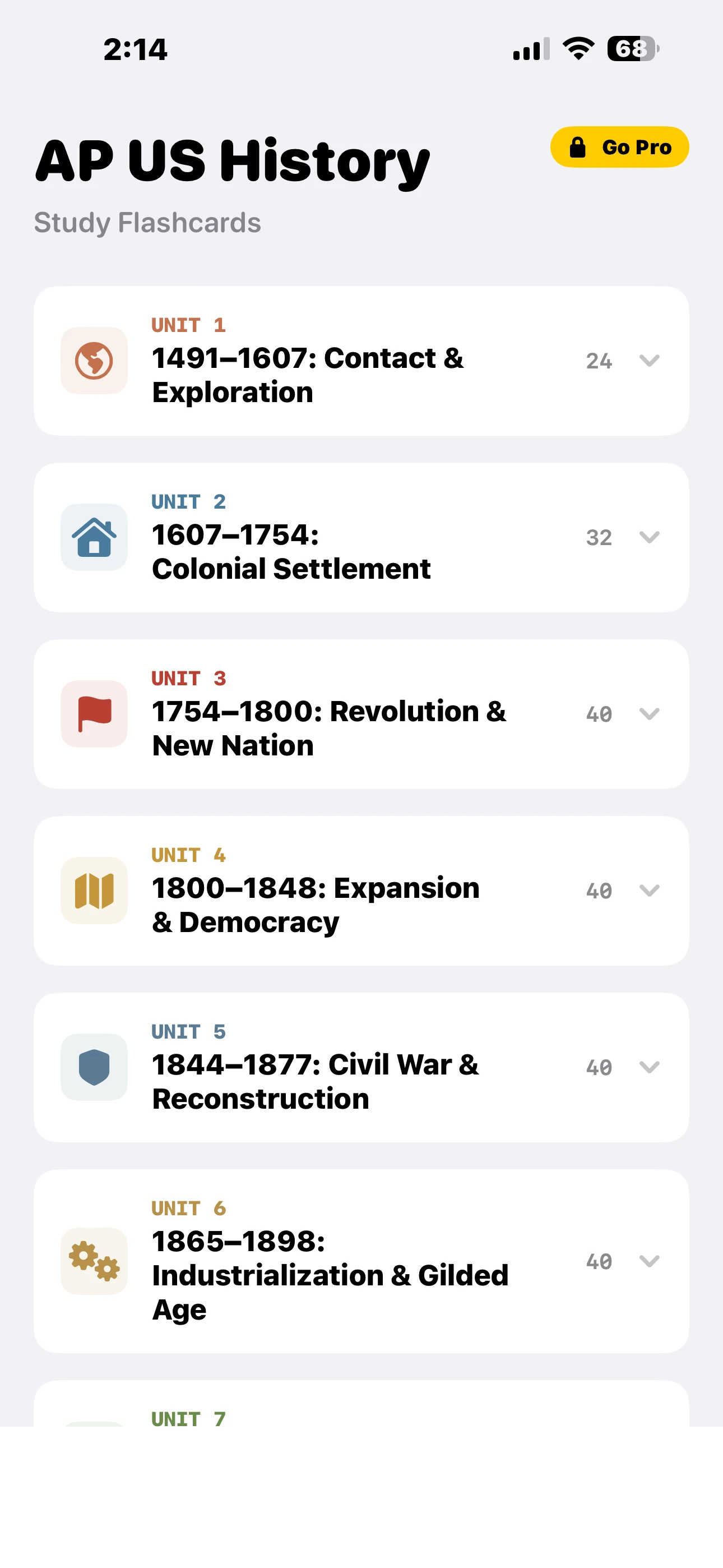 AP US History screenshot