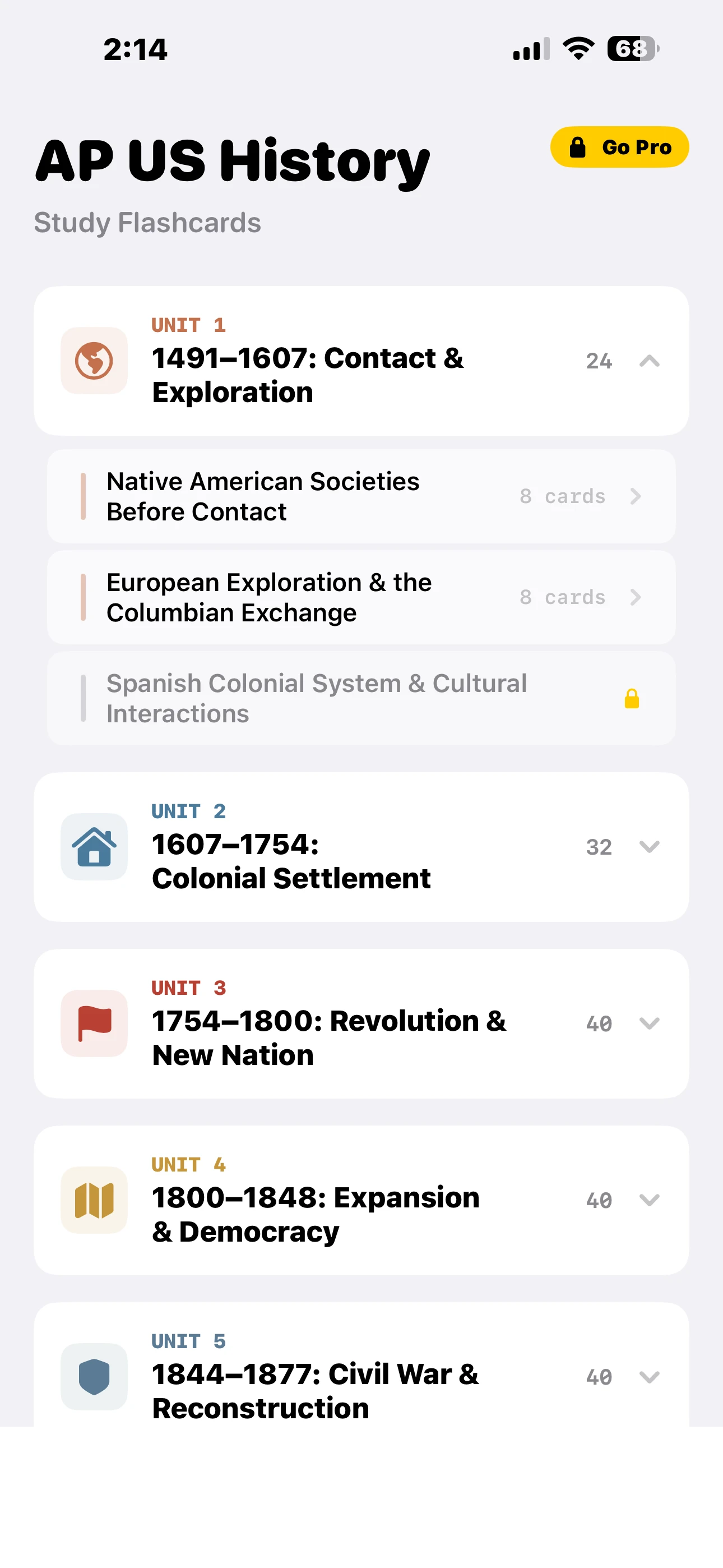 AP US History screenshot