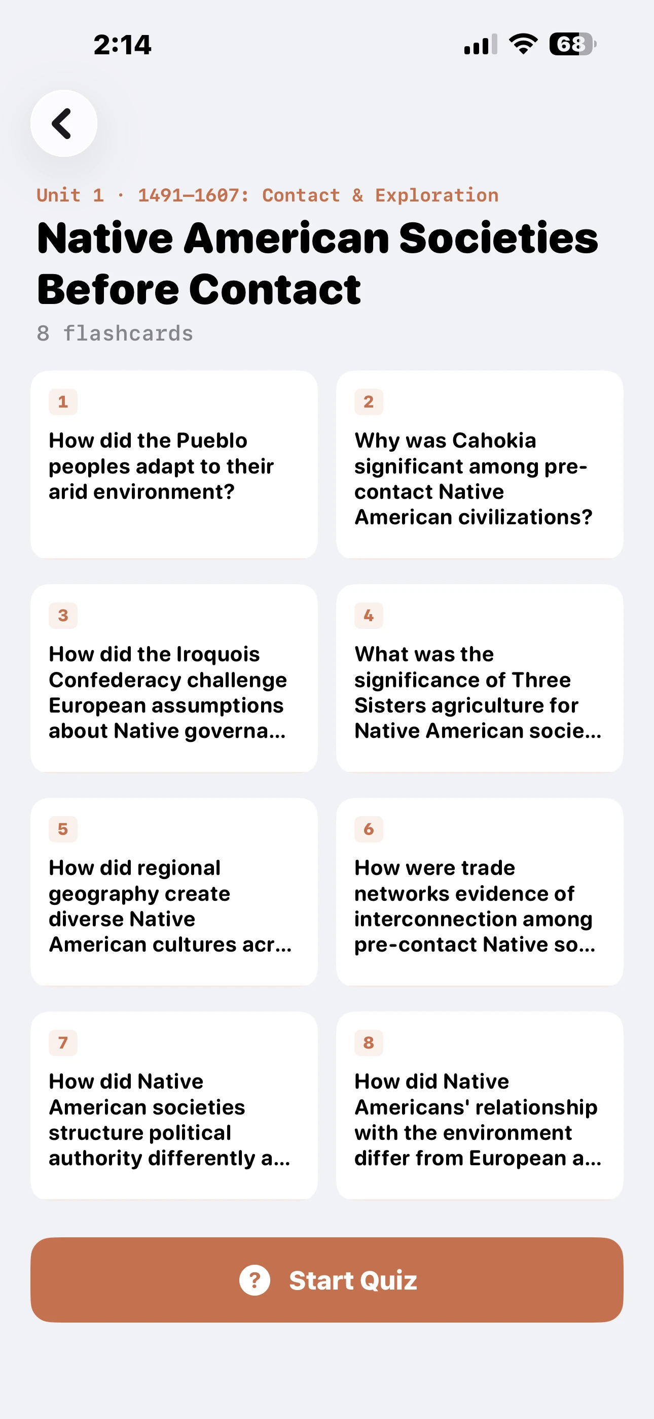 AP US History screenshot