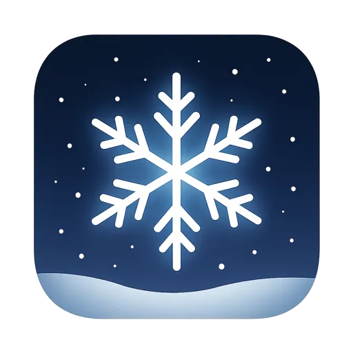 Snow on my tabs app icon