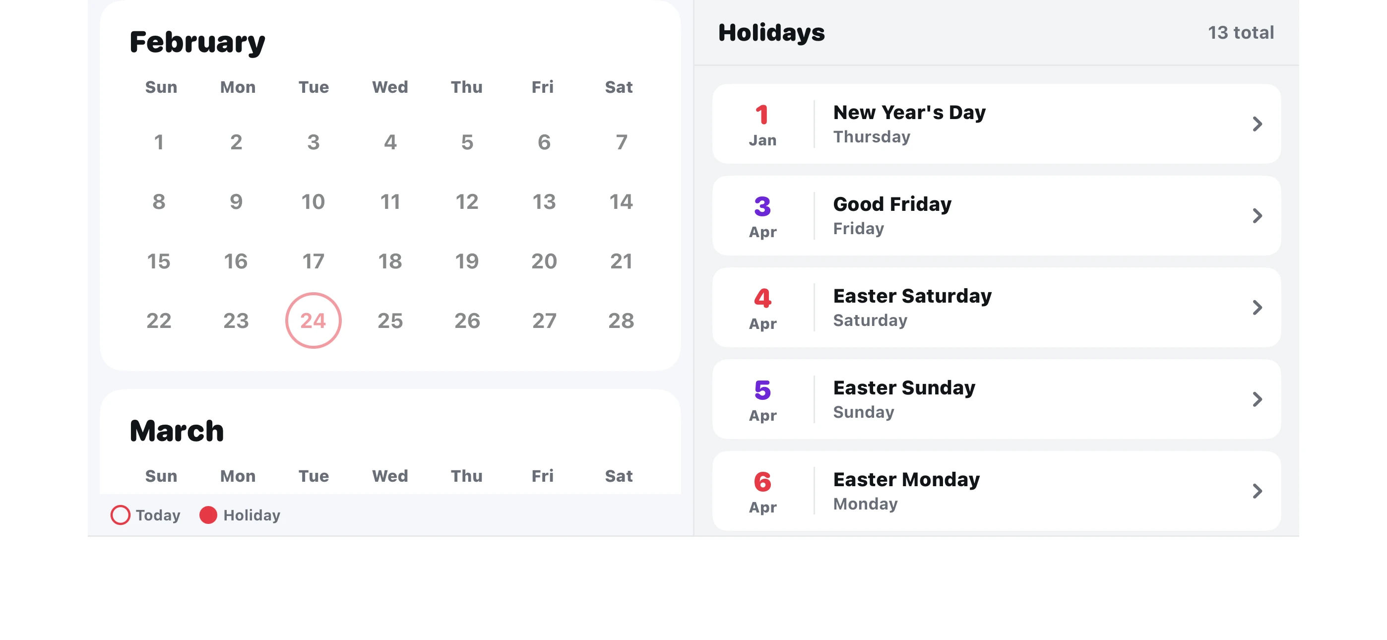 Landscape View - Light Mode