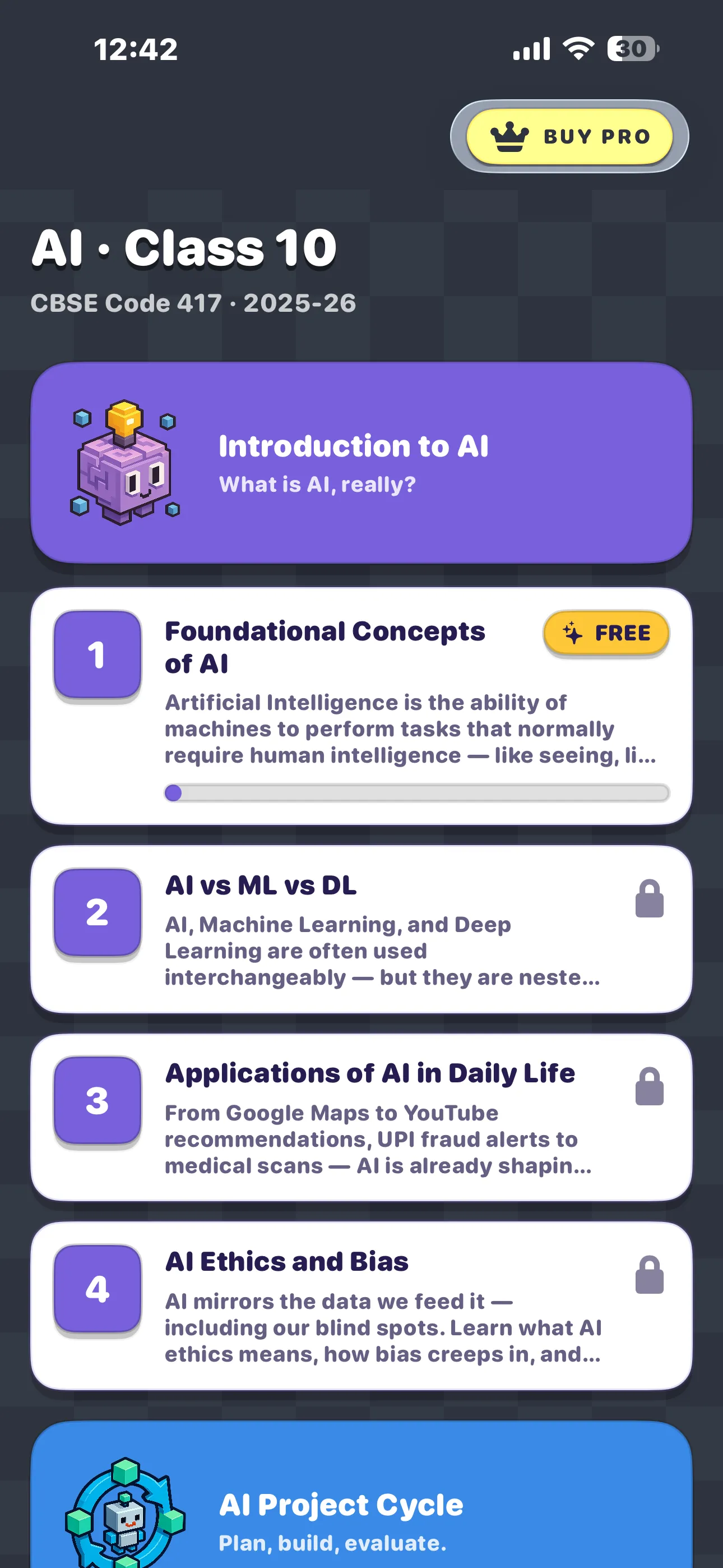 CBSE AI 10 screenshot