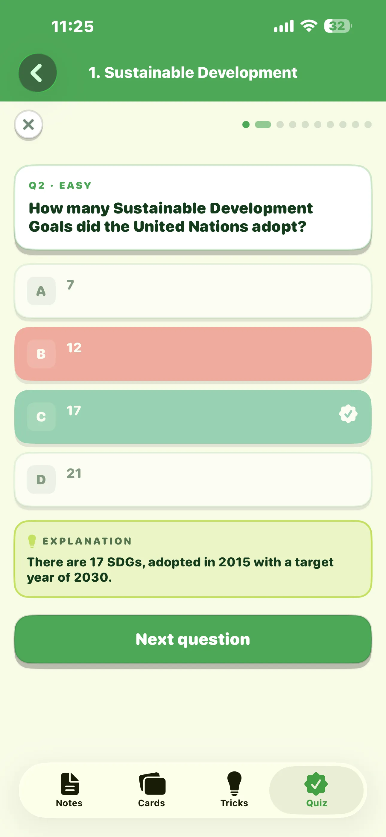 CBSE Employability Skills quiz answer with explanation on iPhone