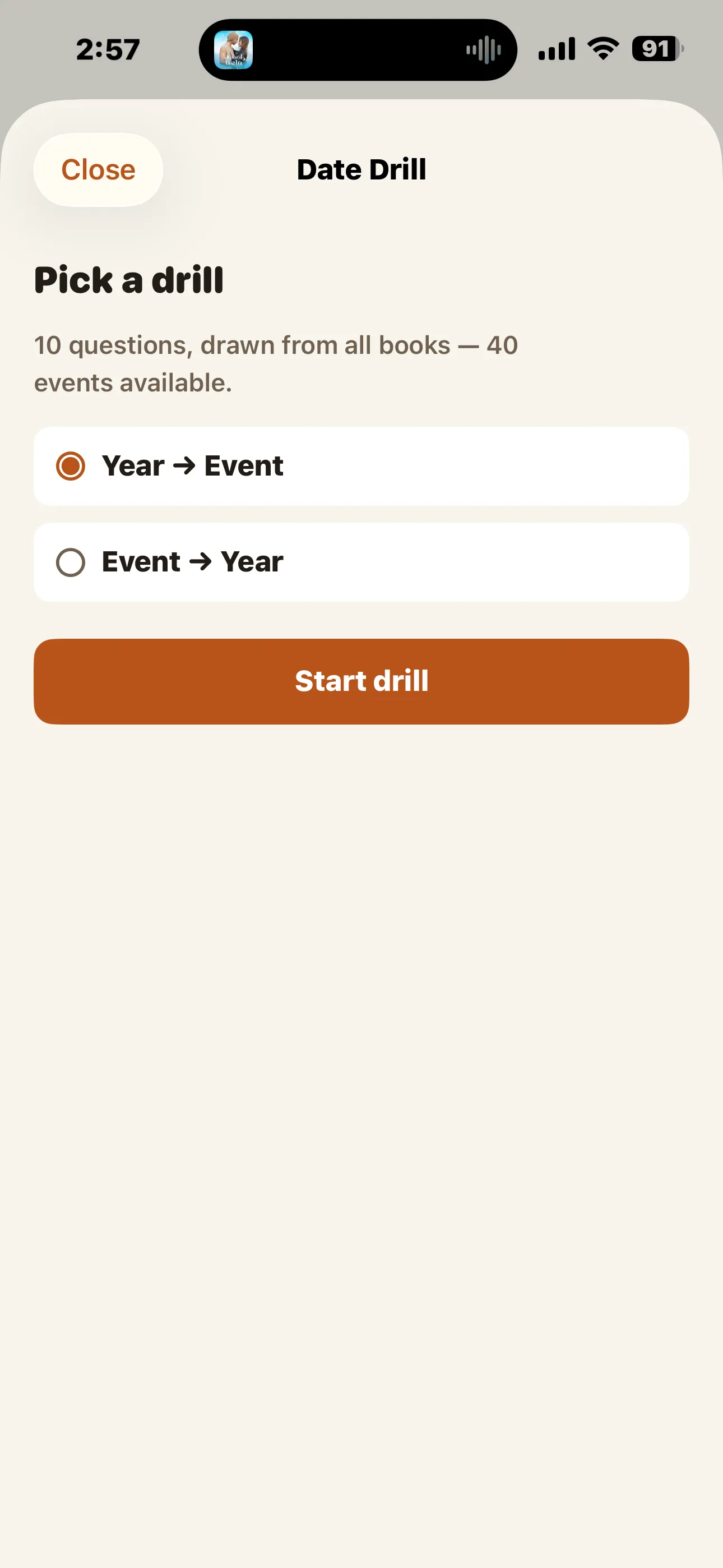 CBSE Social Science 10 Date Drill mode