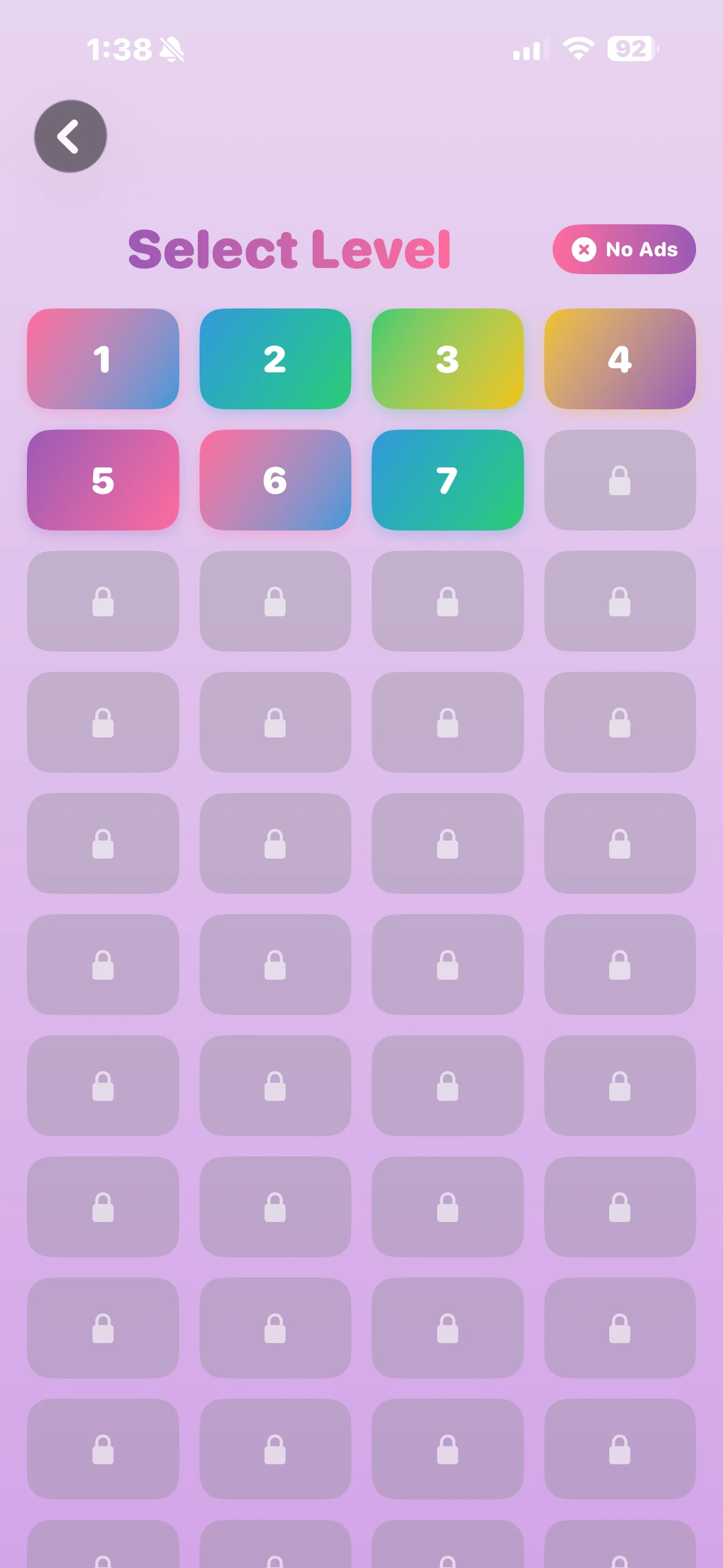 Clock Out - Level Selection