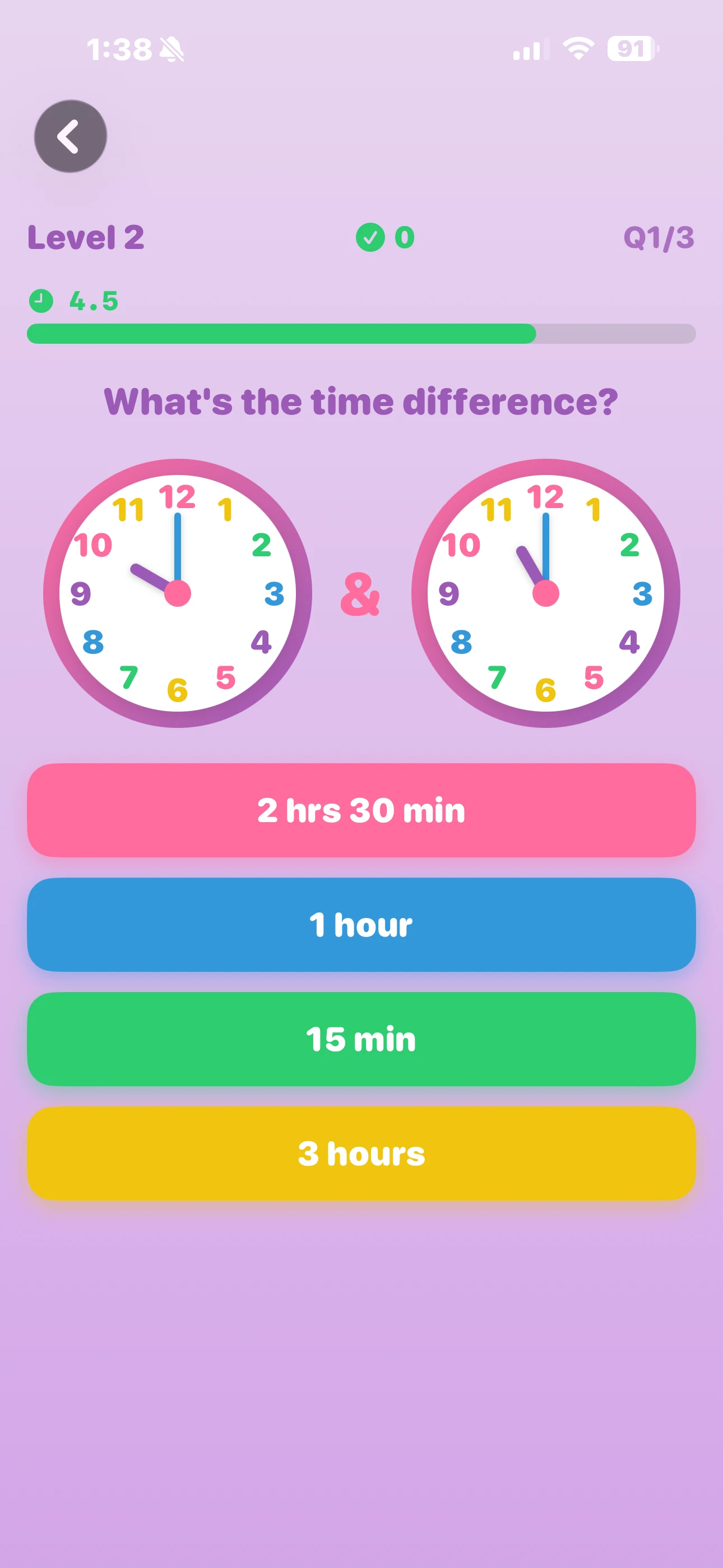 Clock Out - Gameplay with Two Clocks