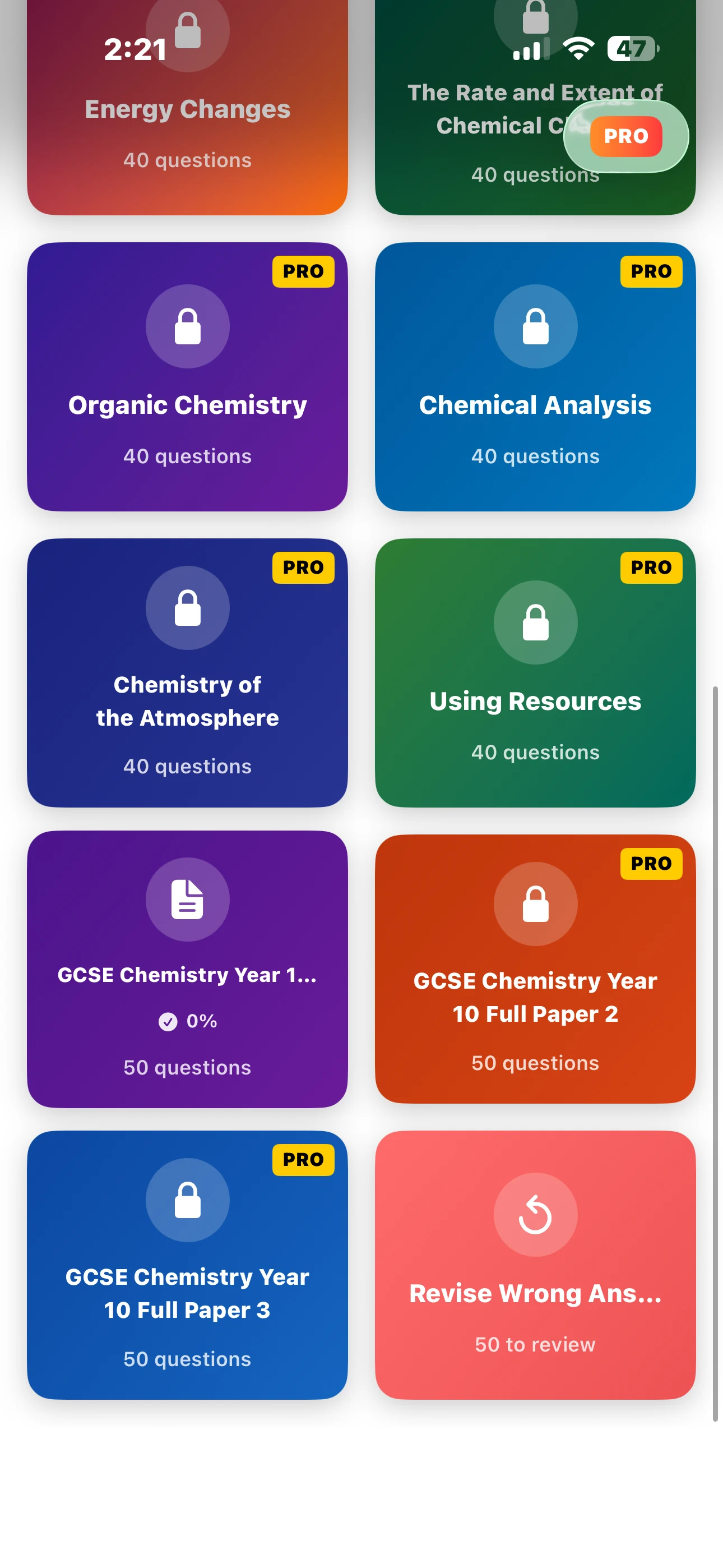 iPhone Screenshot - More Topics & Papers