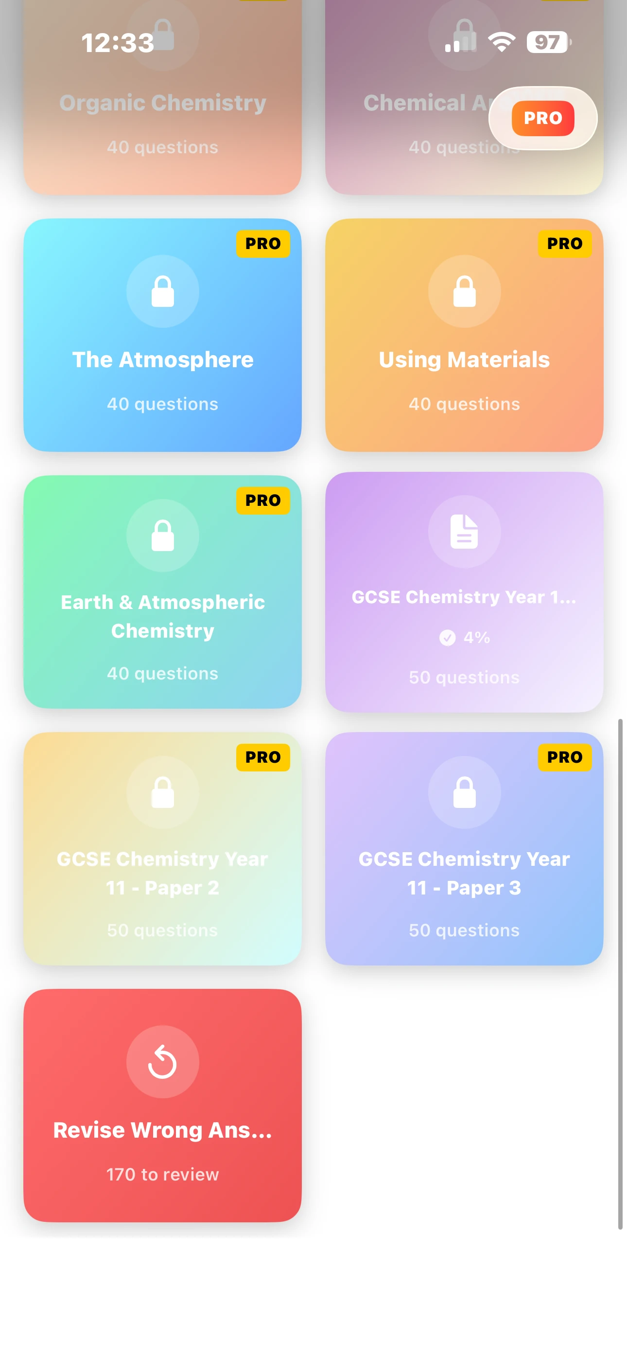 iPhone Screenshot - More Topics & Papers