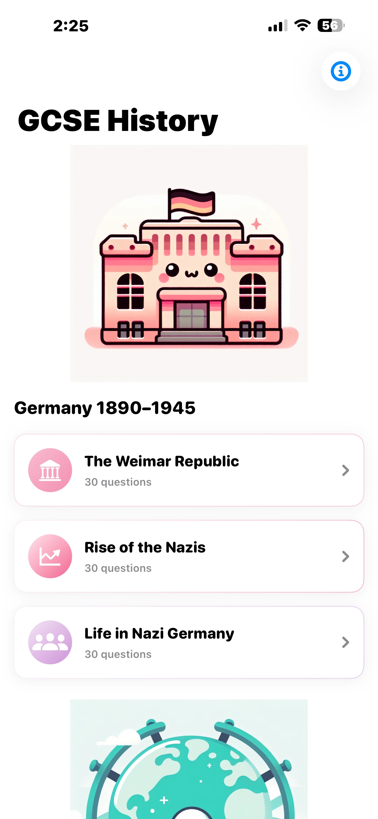 iPhone Screenshot - Germany 1890-1945 Topics