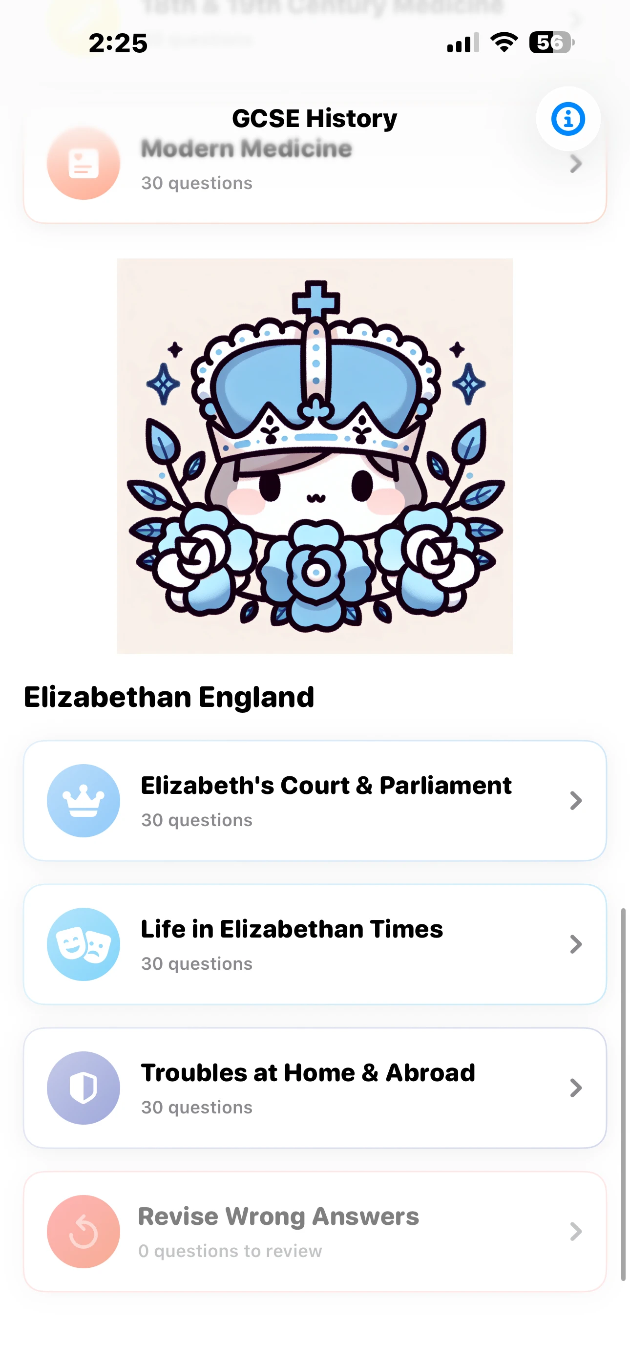 iPhone Screenshot - Elizabethan England Topics