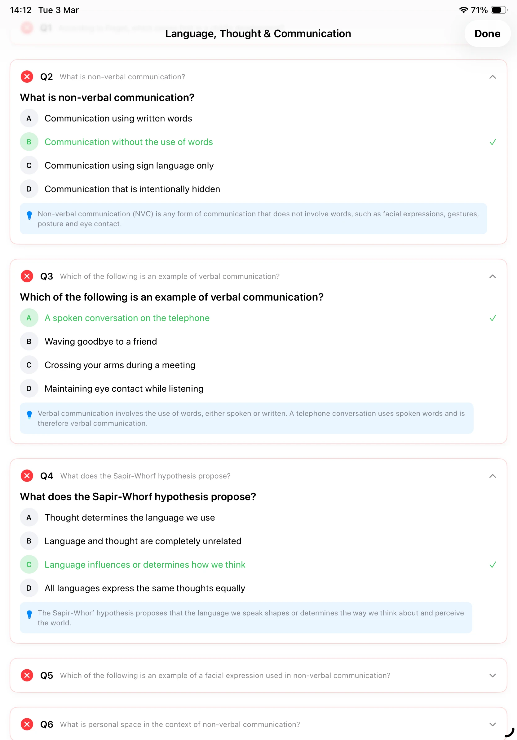 iPhone Screenshot - Results