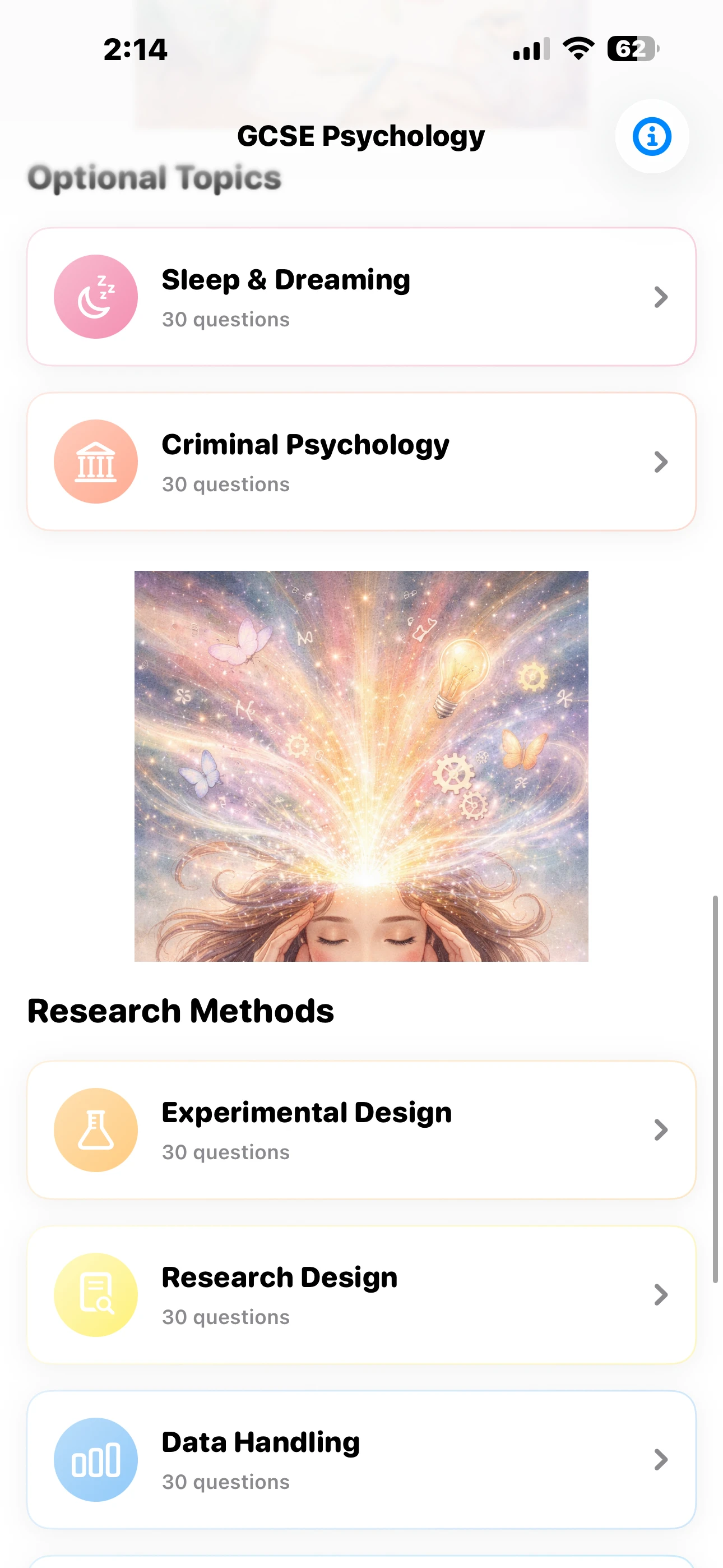 iPad Screenshot - Exam Mode