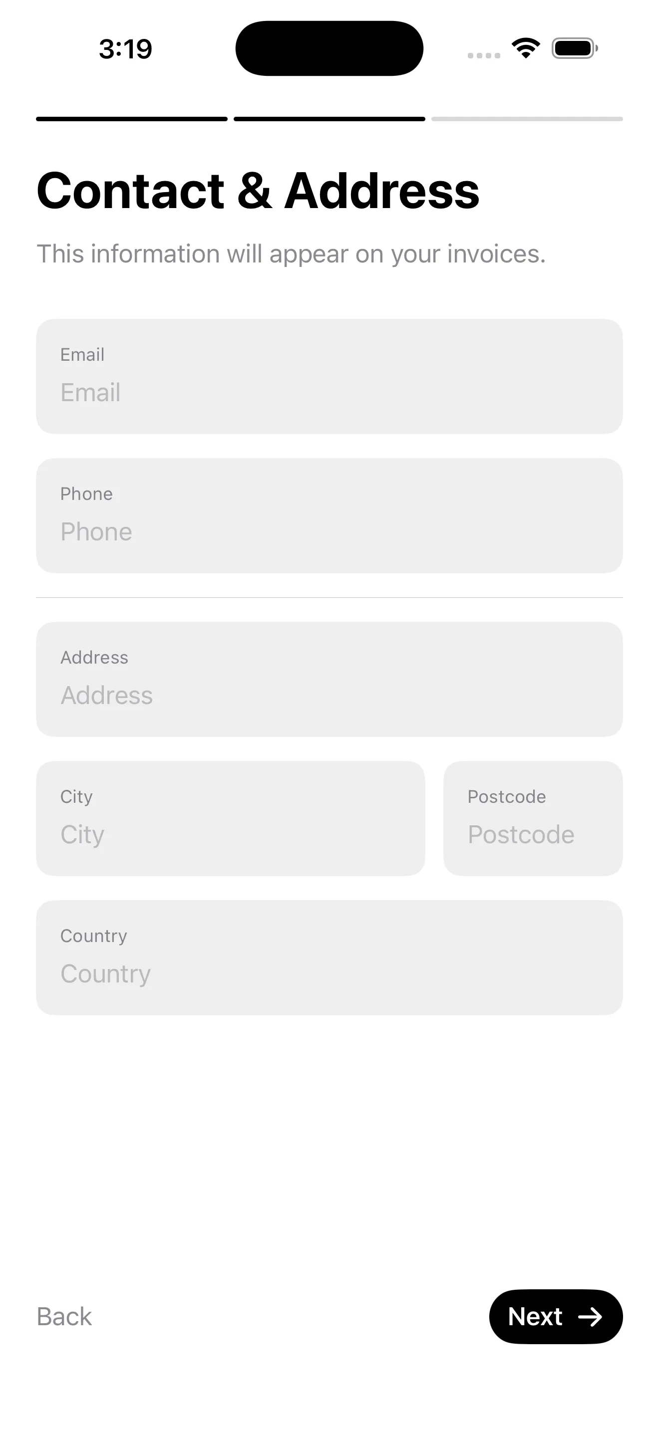 Invoices - Bills & Receipts screenshot