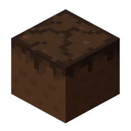 Mud tile — a dark wet-looking block