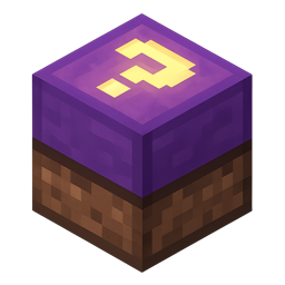 Mystery tile — a purple block with a golden question mark