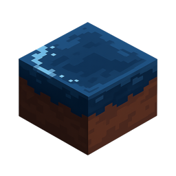 Deep water tile — a dark navy blue block