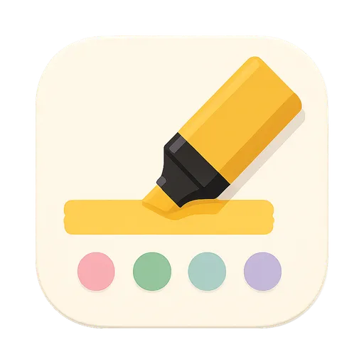 Pastel Highlighter app icon