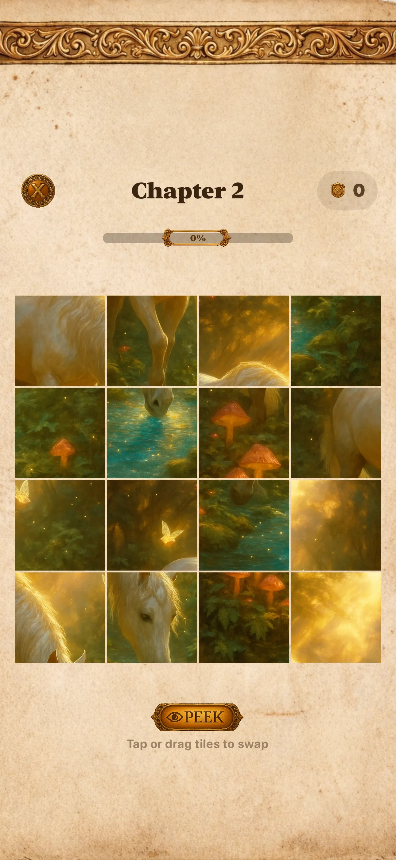 Chapter 2 puzzle in progress