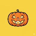 Halloween Pumpkin Animated Background Theme Icon