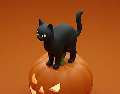 Halloween 3D illustration pack